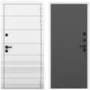 Входная дверь Бионика белый матовый панель гладкая