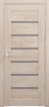 Межкомнатная дверь CPL Мальта дуб золотистый стекло бронзовое