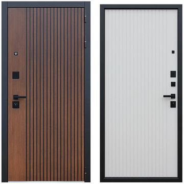 Входная дверь Velvet дуб кантри темный капучино внутри