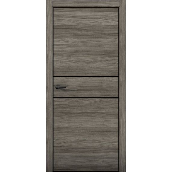 Межкомнатная дверь Плутоний 3 дуб миндаль глухая