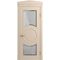 Межкомнатная дверь массив бука Viporte Лацио Амбиенте ваниль остекление 5