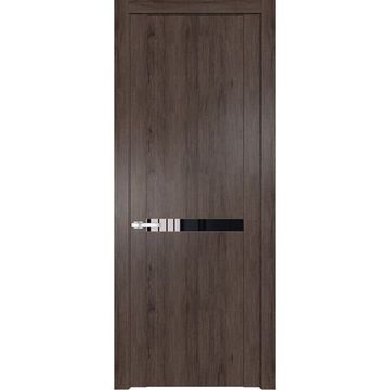 Межкомнатная дверь 1.4N дуб тобакко остеклённая