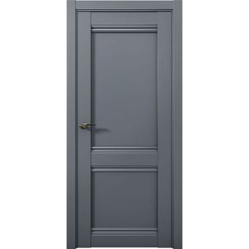 Межкомнатная дверь экошпон Кобальт 11.1 антрацит глухая