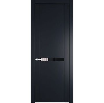 Межкомнатная дверь 1.4P нэви блу остеклённая