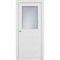 Межкомнатная дверь эмаль Классика 3 белая остеклённая