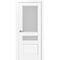 Фото двери Тоскана багет 631.221 цвет белый снежный со стеклом