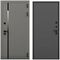 Входная дверь Пиано S антрацит силк панель гладкая антрацит