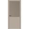Межкомнатная дверь эмаль Ofram Линнея 7 капучино глухая