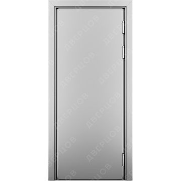 Маятниковая влагостойкая дверь Kapelli серый RAL 7035 глухая