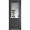 Межкомнатная дверь 3.2.2PM графит остеклённая