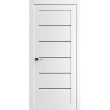 Межкомнатная дверь Porta-220 белая Shellac White со стеклом