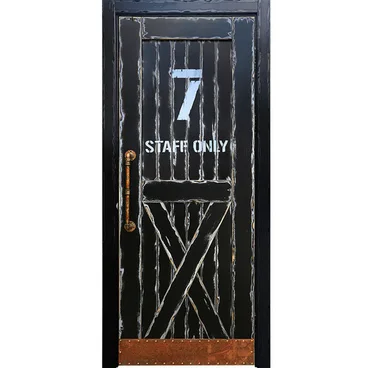 Межкомнатная дверь Лофт Staff Only глухая