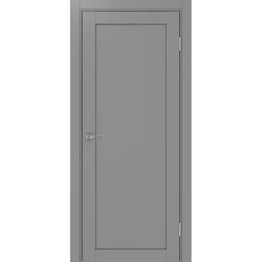 Межкомнатная дверь экошпон Турин 501.1 серый глухая