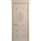 Межкомнатная дверь массив дуба Viporte Флоренция Декор прованс патина золото глухая