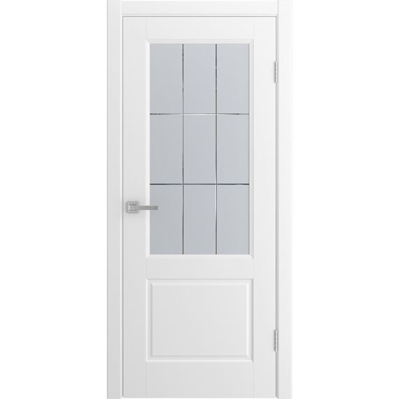 Фото двери Патриция белая эмаль RAL 9016 со стеклом