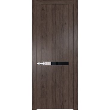 Межкомнатная дверь 1.4N дуб тобакко остеклённая