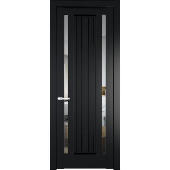 Межкомнатная дверь 3.5.1PM блэк остеклённая