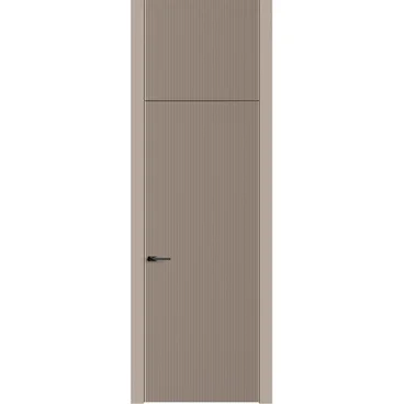 Межкомнатная дверь с фальшфрамугой эмаль Ofram Линнея 1 капучино
