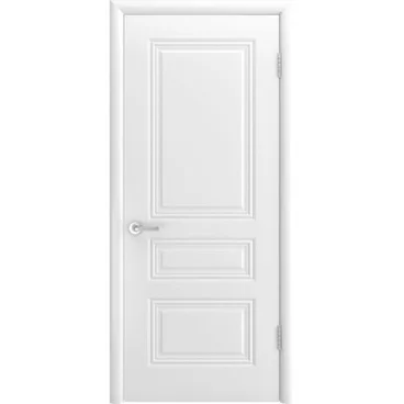 Межкомнатная дверь эмаль Трио В1 белая глухая