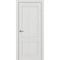 Межкомнатная дверь экошпон Турин 502U.11 ясень серебристый глухая