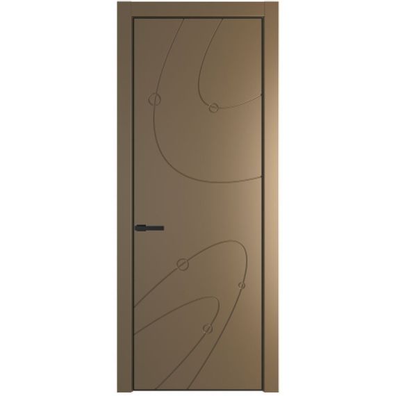 Межкомнатная дверь 5PA перламутр золото глухая