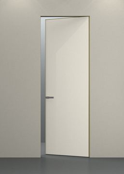 Скрытая дверь под окраску ДВЕРЦОВ INVISIBLE AL золотая кромка открывание от себя