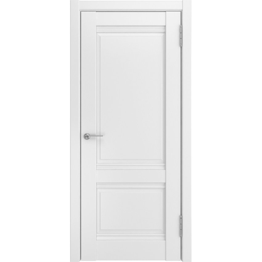 Межкомнатная дверь экошпон Luxor ЛУ-51 белая глухая