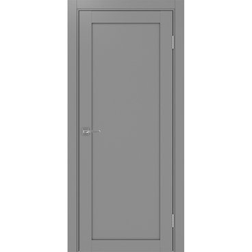 Межкомнатная дверь экошпон Турин 501.1 серый глухая
