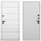 Входная дверь Бионика белый матовый панель гладкая
