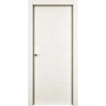 Звукоизоляционная дверь Энигма кремовая эмаль 42 дб