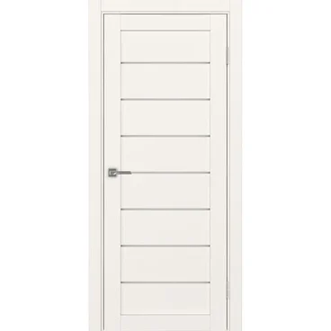 Межкомнатная дверь экошпон Турин 508.12 бежевый остеклённая