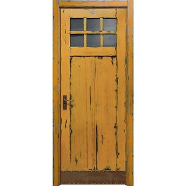 Межкомнатная дверь Лофт Солнце остеклённая