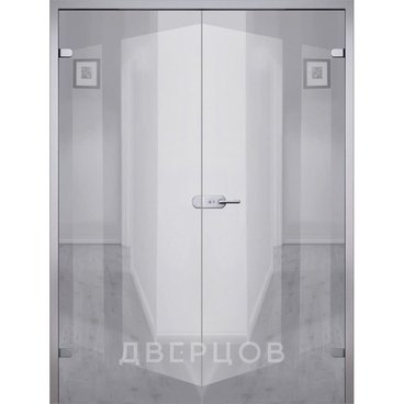 Лайт двухстворчатая распашная стекло прозрачное Float