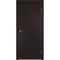Межкомнатная дверь шпон fine line Гладкая венге глухая