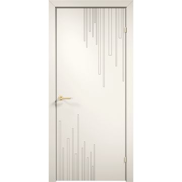 Межкомнатная дверь эмаль Дверцов Тиволи 1 RAL 9010 глухая