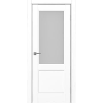Межкомнатная дверь экошпон Турин Neo 502.21 белый снежный со стеклом