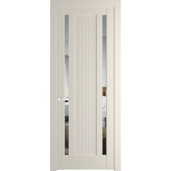 Межкомнатная дверь 3.5.1PM кремовая магнолия остеклённая