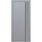 Межкомнатная дверь эмаль Ofram Линнея 6 серая с молдингом глухая