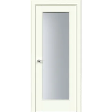 Межкомнатная дверь эмаль Дельта RAL 9010 со стеклом