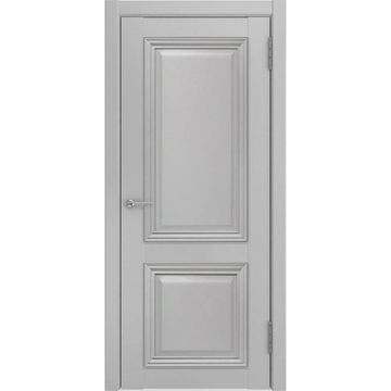 Межкомнатная дверь экошпон Luxor ЛУ-171 серая глухая