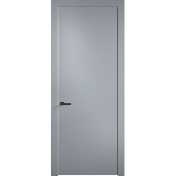 Фото межкомнатной двери эмаль Дверцов Мона RAL 7040 глухая