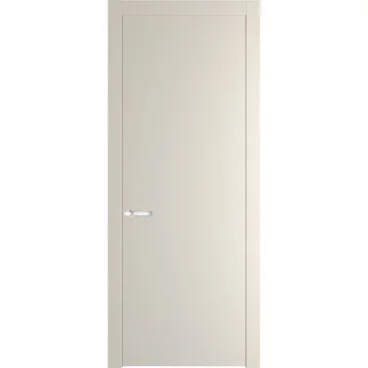 Межкомнатная дверь 1PW кремовая магнолия глухая