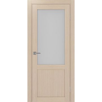 Межкомнатная дверь экошпон Турин 502.21 белёный дуб остеклённая