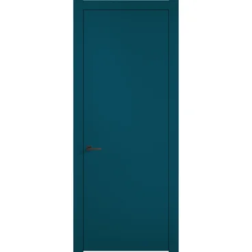 Межкомнатная дверь эмаль Дверцов Мона RAL 5007 глухая