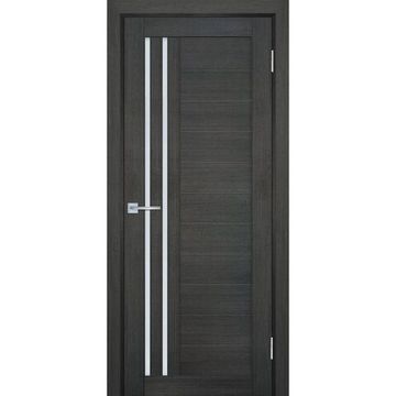 Межкомнатная дверь экошпон Мариам Техно-738 грей стекло сатинат белый