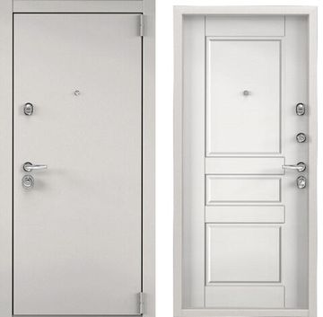 Входная стальная дверь Torex Super Omega 100 бьянко муар SO-NC-2 белый