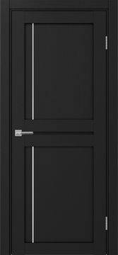 Межкомнатная дверь экошпон Турин 523АПП.111 антрацит с молдингом
