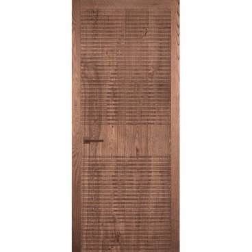 Межкомнатная дверь массив дуба Легно 9 дуб морёный глухая