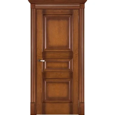 Межкомнатная дверь шпон Терзо Флоренция светлый мёд глухая