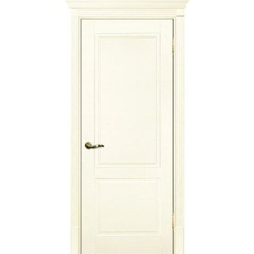 Межкомнатная дверь эмаль Текона Смальта 15 слоновая кость RAL 1013 глухая